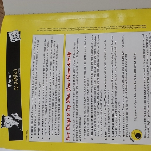 I-Pnone For Dummies, By Wiley Publishing - Picture 3 of 3